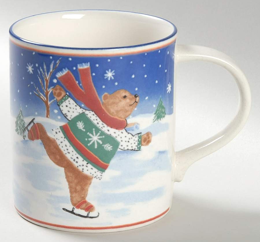 Skating Bears Mug by Mikasa-1