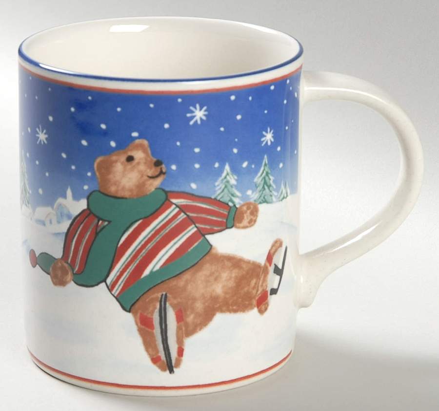 Skating Bears Mug by Mikasa-1