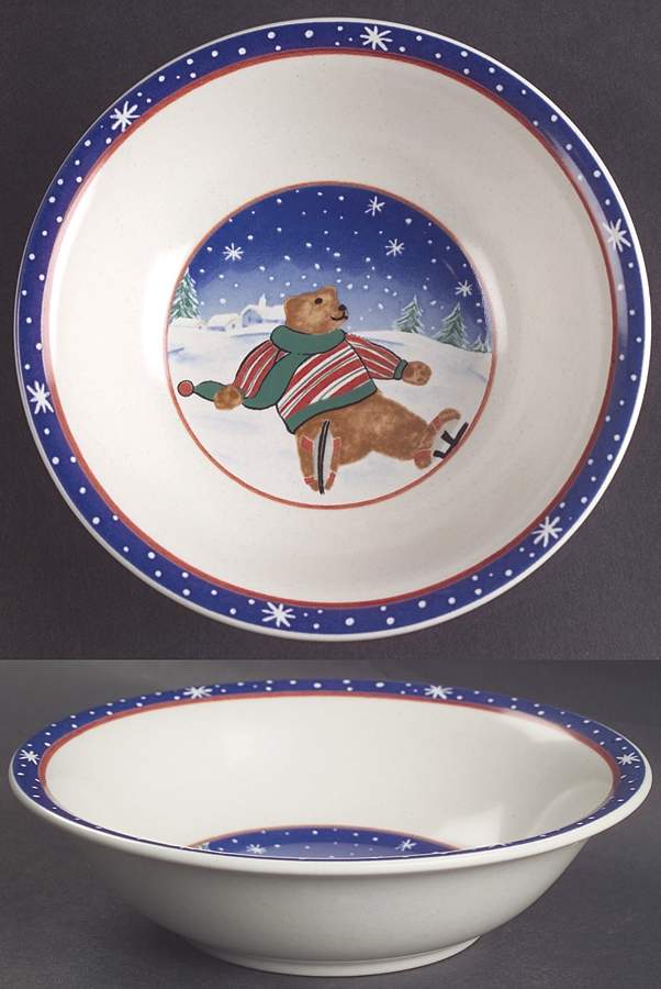 Skating Bears Individual Ice Cream Dish by Mikasa-1