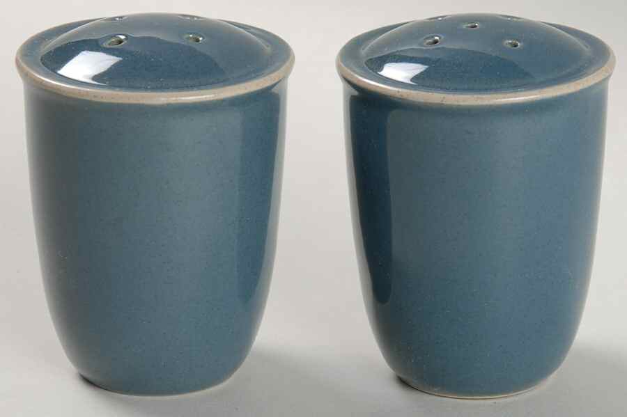 Stone Craft Blue Salt & Pepper Set by Mikasa-1