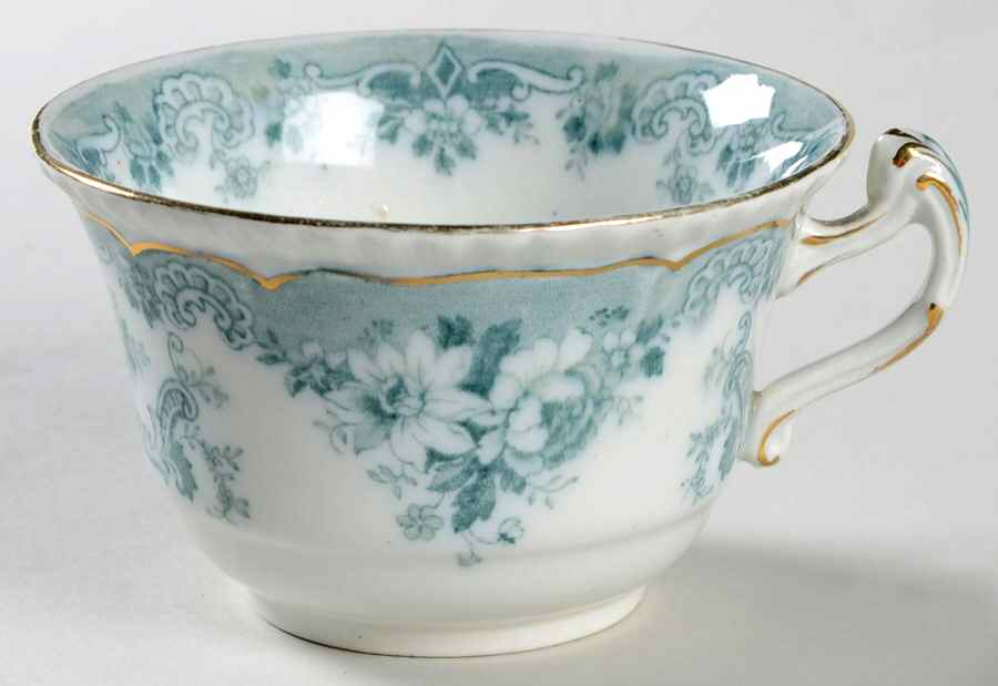 Bombay Blue Green (Scalloped) Oversized Cup by John Maddock & Sons-1