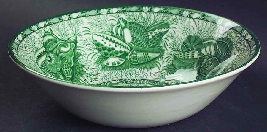Torquay Green (No Trim) Coupe Cereal Bowl by Mottahedeh-1