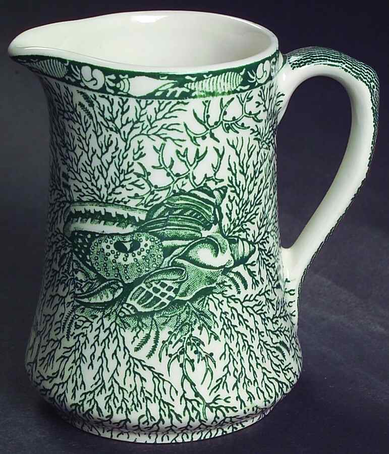 Torquay Green (No Trim) Creamer by Mottahedeh-1