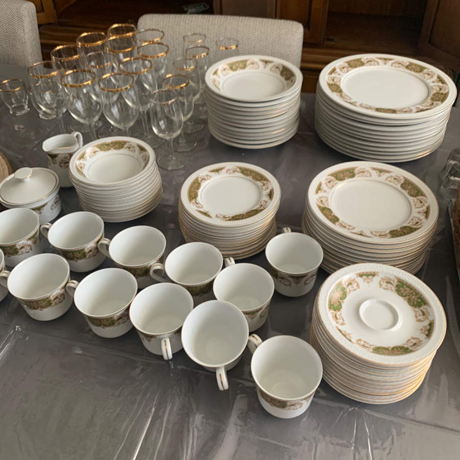 Glenfield Flat Cup & Saucer Set by Mikasa-1