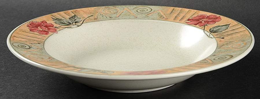 Secret Garden Large Rim Soup Bowl by Mikasa-1