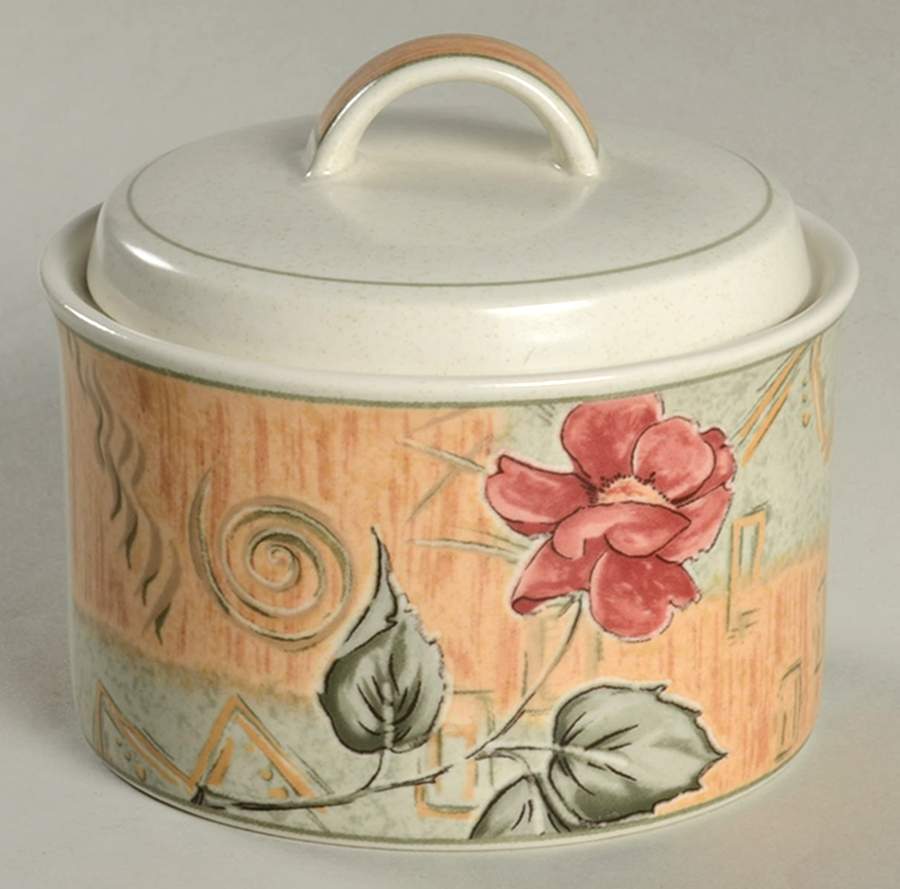 Secret Garden Sugar Bowl & Lid by Mikasa-1