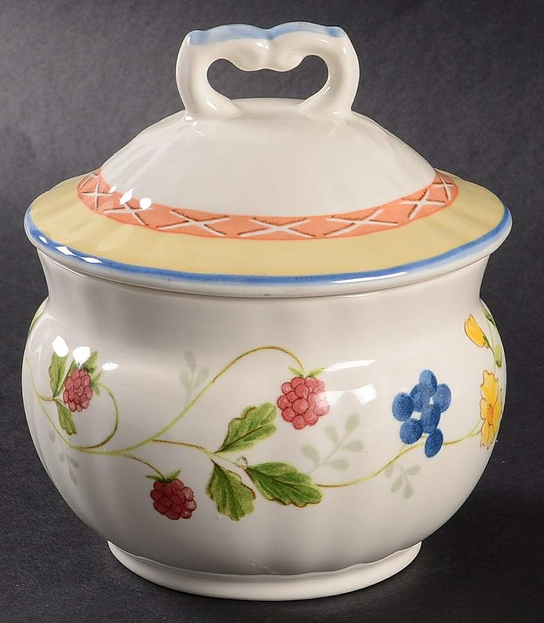 Country Fresh Sugar Bowl & Lid by Mikasa-1
