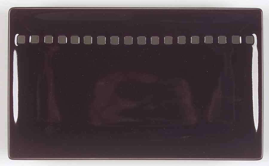 Viewpoint Purple 9" Rectangular Serving Platter by Mikasa-1