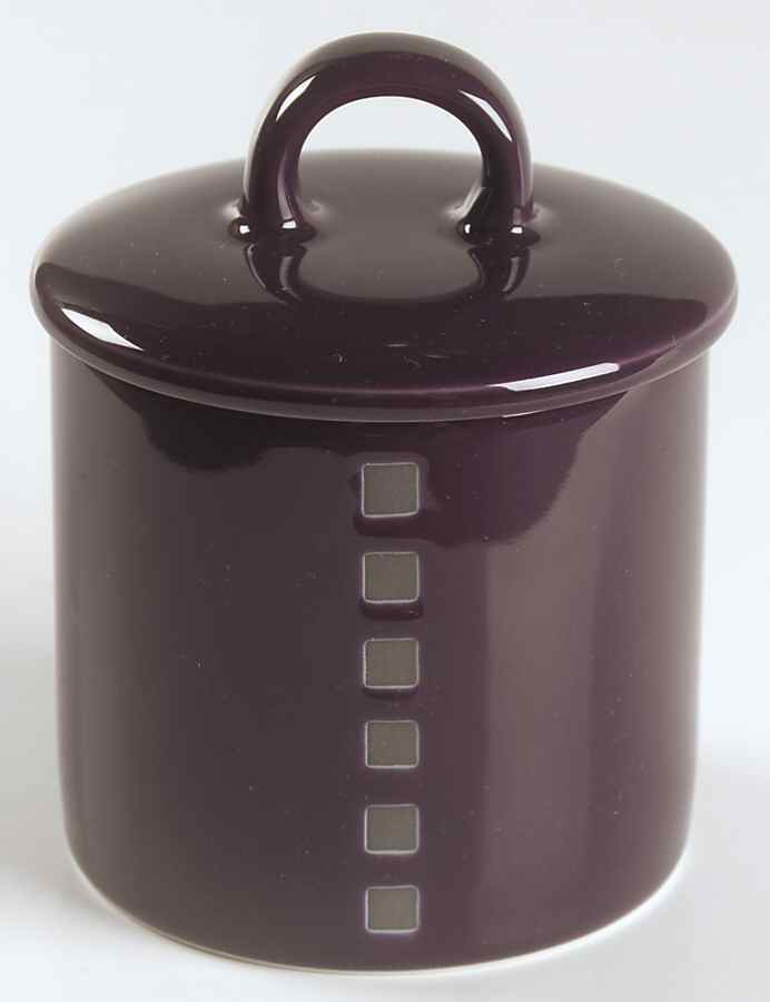 Viewpoint Purple Sugar Bowl & Lid by Mikasa-1