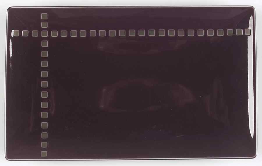 Viewpoint Purple 11" Rectangular Serving Platter by Mikasa-1