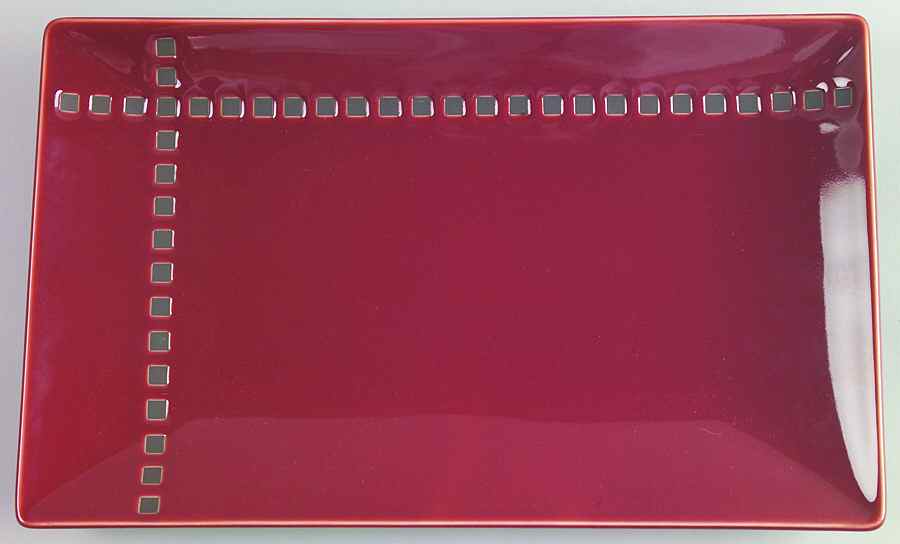 Viewpoint Terra Cotta 11" Rectangular Serving Platter by Mikasa-1