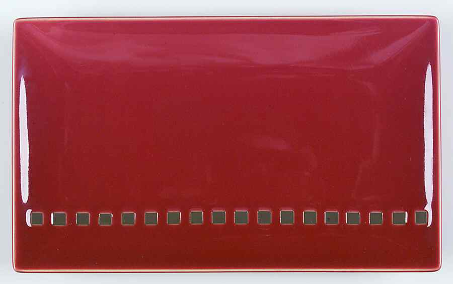 Viewpoint Terra Cotta 9" Rectangular Serving Platter by Mikasa-1