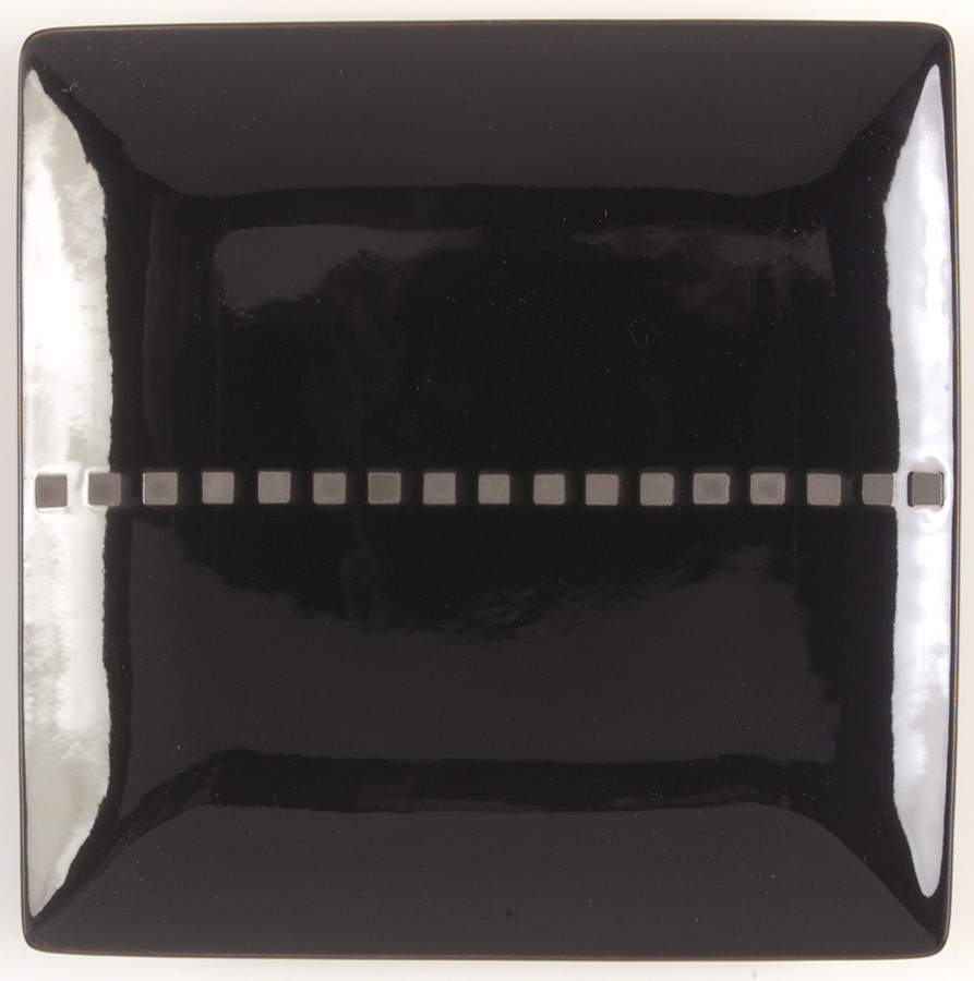 Viewpoint Black Salad Plate by Mikasa-1