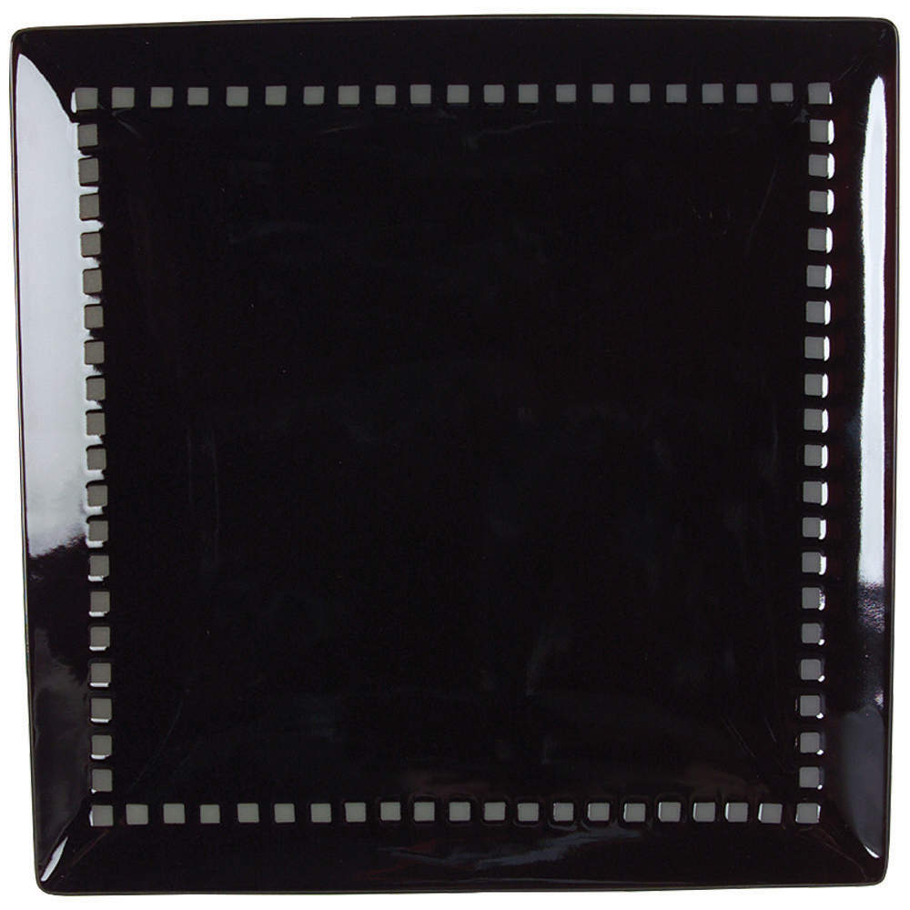Viewpoint Black Dinner Plate by Mikasa-1