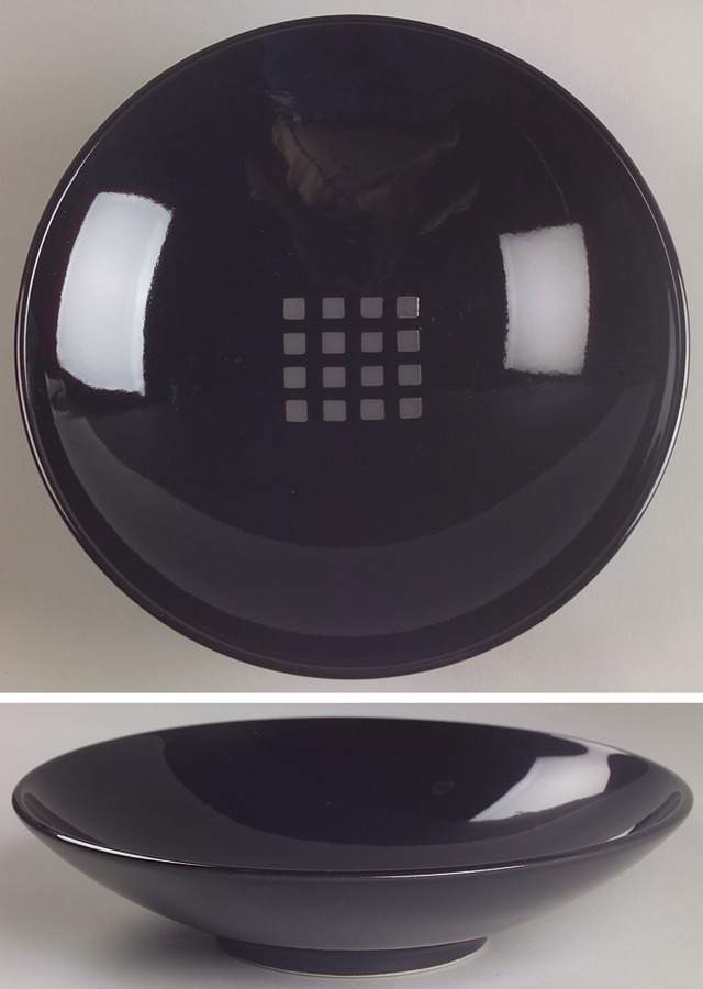 Viewpoint Black Coupe Cereal Bowl by Mikasa-1