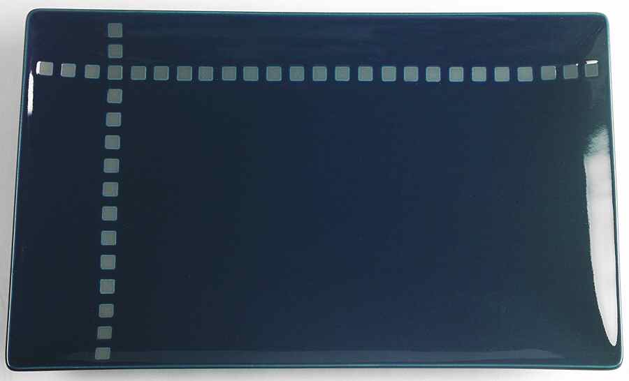 Viewpoint Navy 11" Rectangular Serving Platter by Mikasa-1