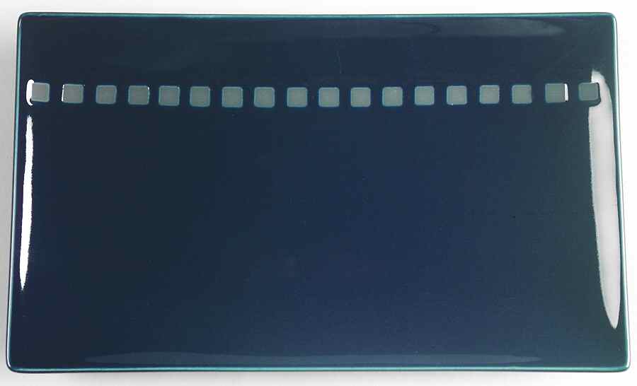 Viewpoint Navy 9" Rectangular Serving Platter by Mikasa-1