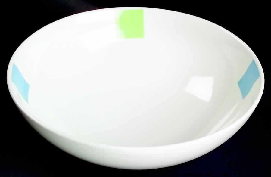 Bisto Blue Green Coupe Soup Bowl by Mikasa-1