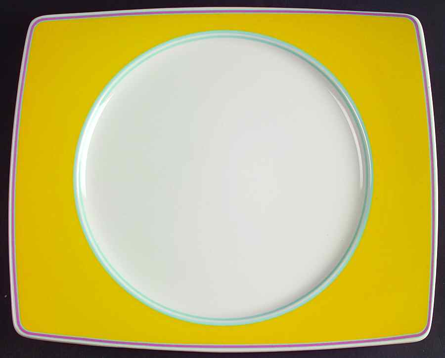 Color Weave Yellow Dinner Plate by Mikasa-1