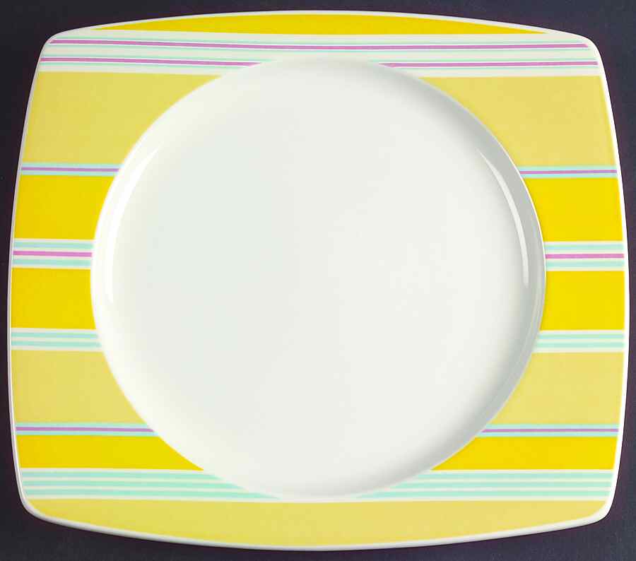 Color Weave Yellow Salad Plate by Mikasa-1