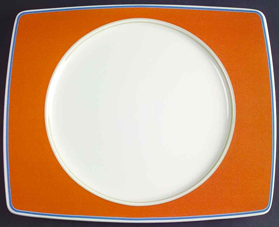 Color Weave Terra Cotta Dinner Plate by Mikasa-1