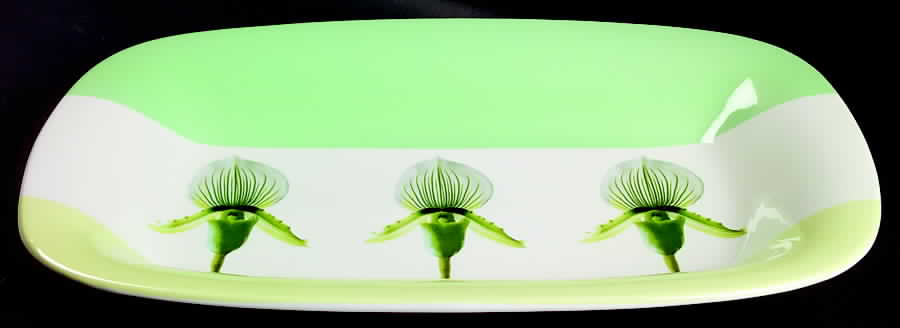 Orchid Show 18" Oval Serving Platter by Mikasa-1
