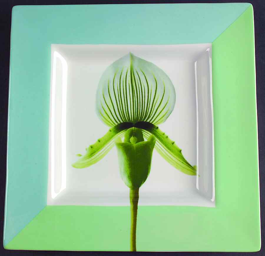 Orchid Show 11" Square Serving Platter by Mikasa-1