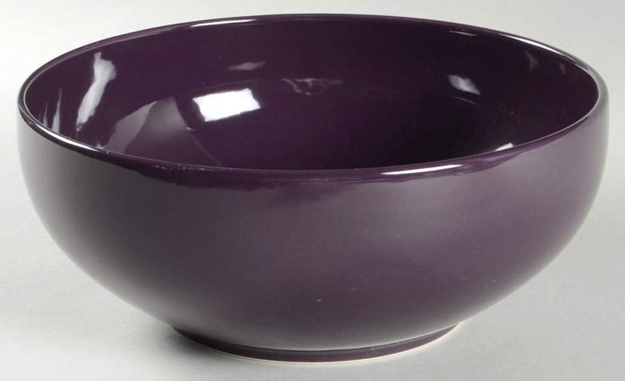 Palette Aubergine 8" Round Vegetable Bowl by Mikasa-1