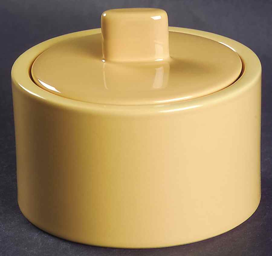 Palette Orange Sugar Bowl & Lid by Mikasa-1