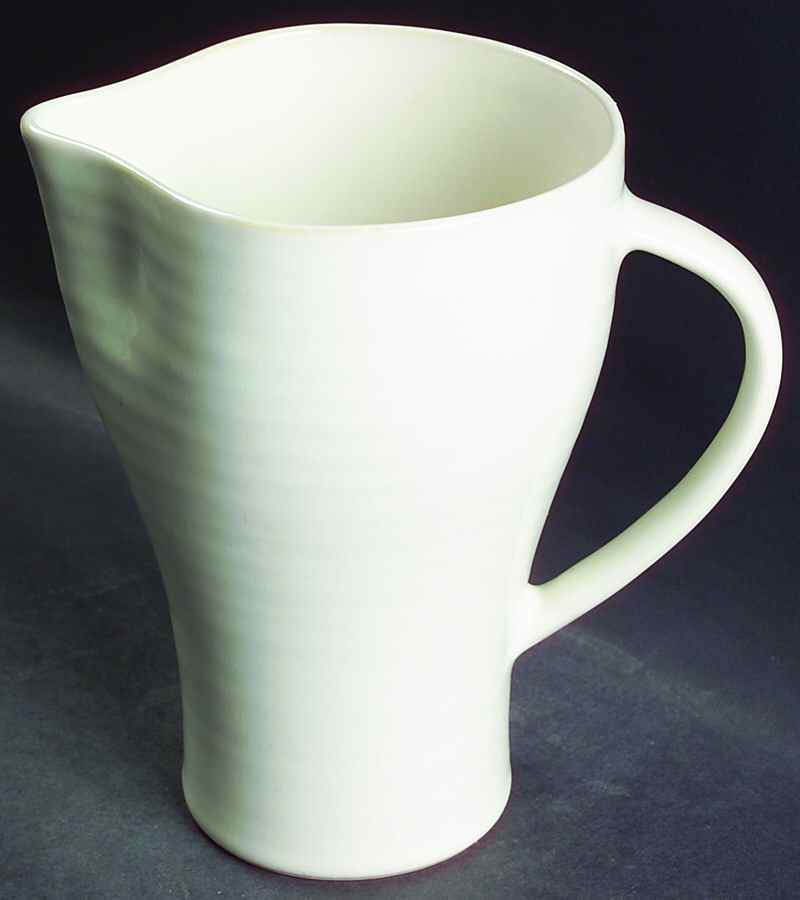 Studio Glaze Egg Shell 40 Oz Pitcher by Mikasa-1