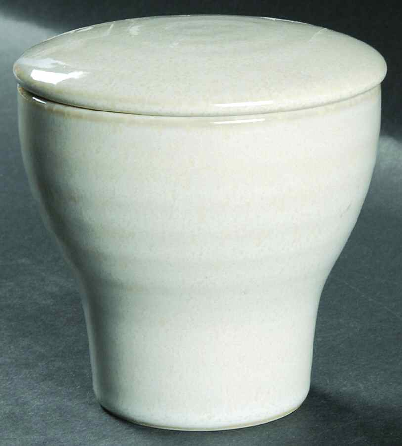 Studio Glaze Egg Shell Sugar Bowl & Lid by Mikasa-1