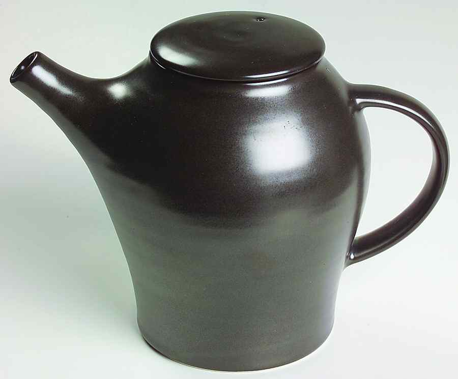 Studio Glaze Chocolate Teapot & Lid by Mikasa-1