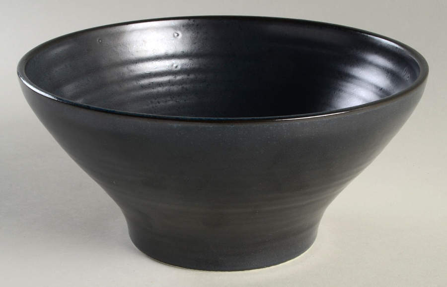 Studio Glaze Charcoal 9" Round Vegetable Bowl by Mikasa-1