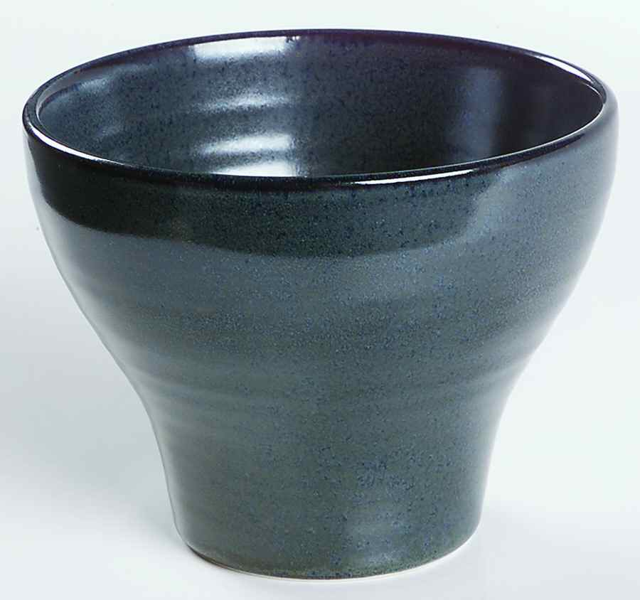 Studio Glaze Charcoal Rice Bowl by Mikasa-1