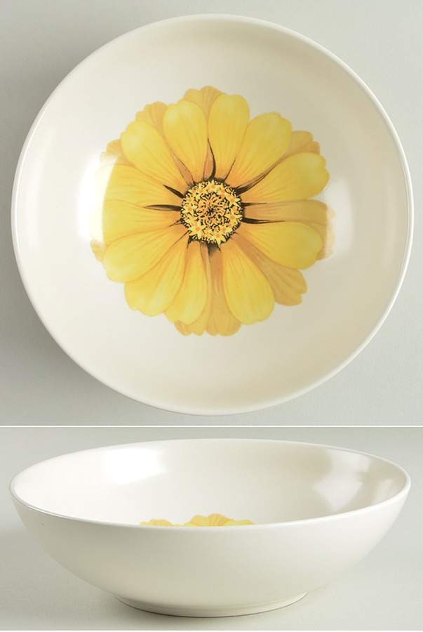 Tuscan Flower Coupe Soup Bowl by Mikasa-1