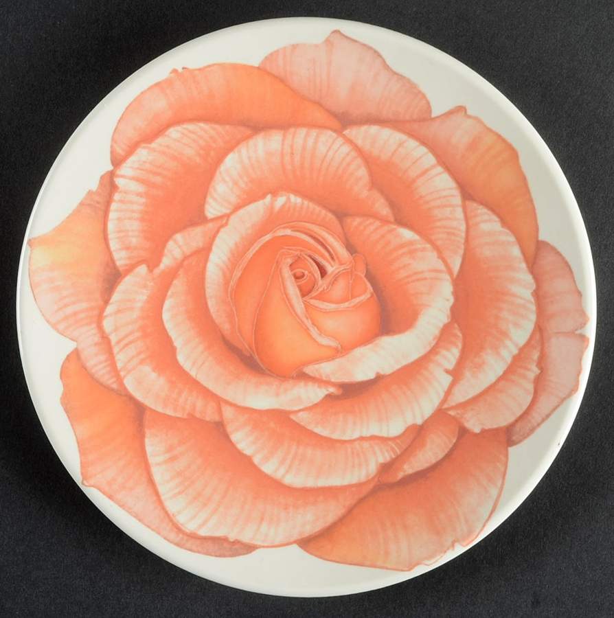 Romantic Rose Salad Plate by Mikasa-1
