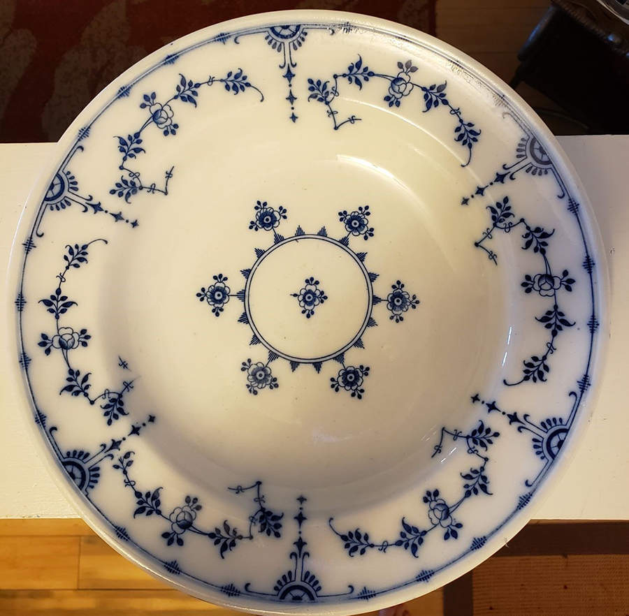Danish Large Rim Soup Bowl by Minton-1