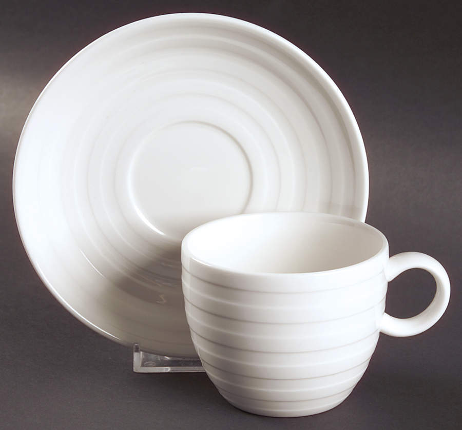 Main Course Flat Cup & Saucer Set by Mikasa-1