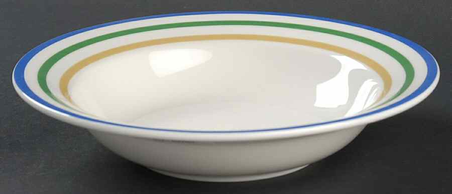 Color Vibe Rim Fruit/Dessert (Sauce) Bowl by Mikasa-1