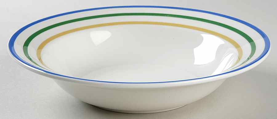 Color Vibe Rim Soup Bowl by Mikasa-1