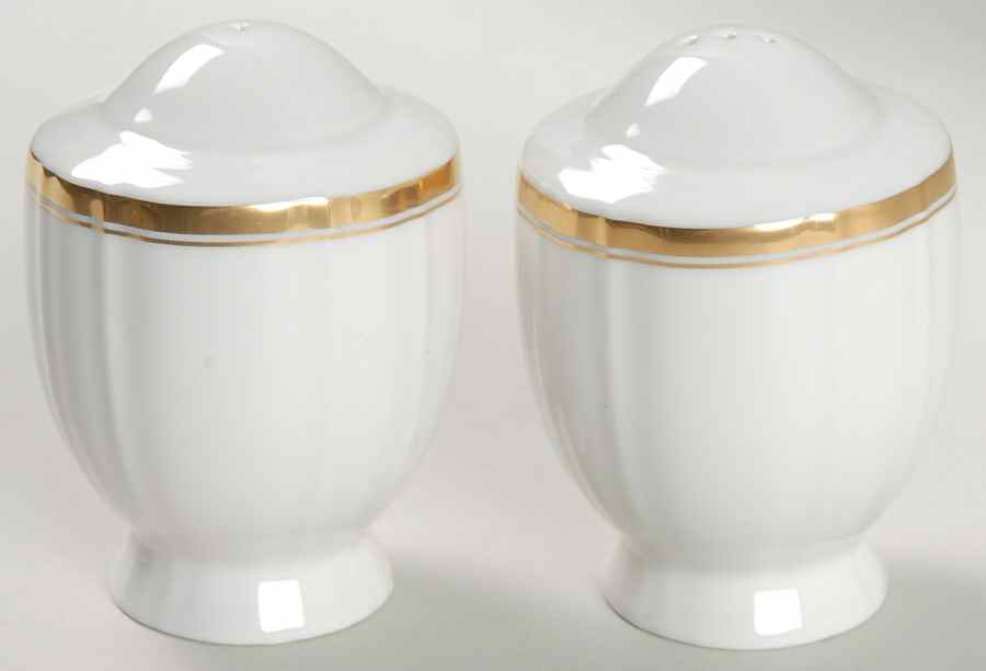 Hyde Park Gold Salt & Pepper Set by Mikasa-1
