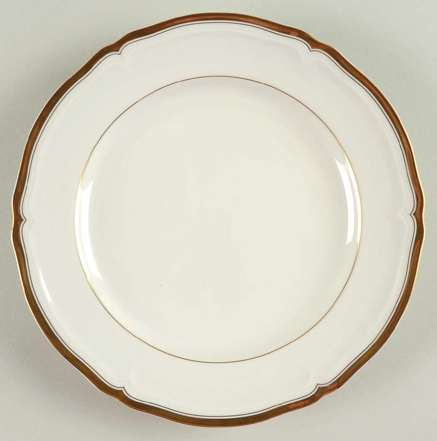 Hyde Park Gold Salad Plate by Mikasa-1