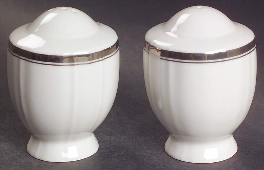 Hyde Park Platinum Salt & Pepper Set by Mikasa-1
