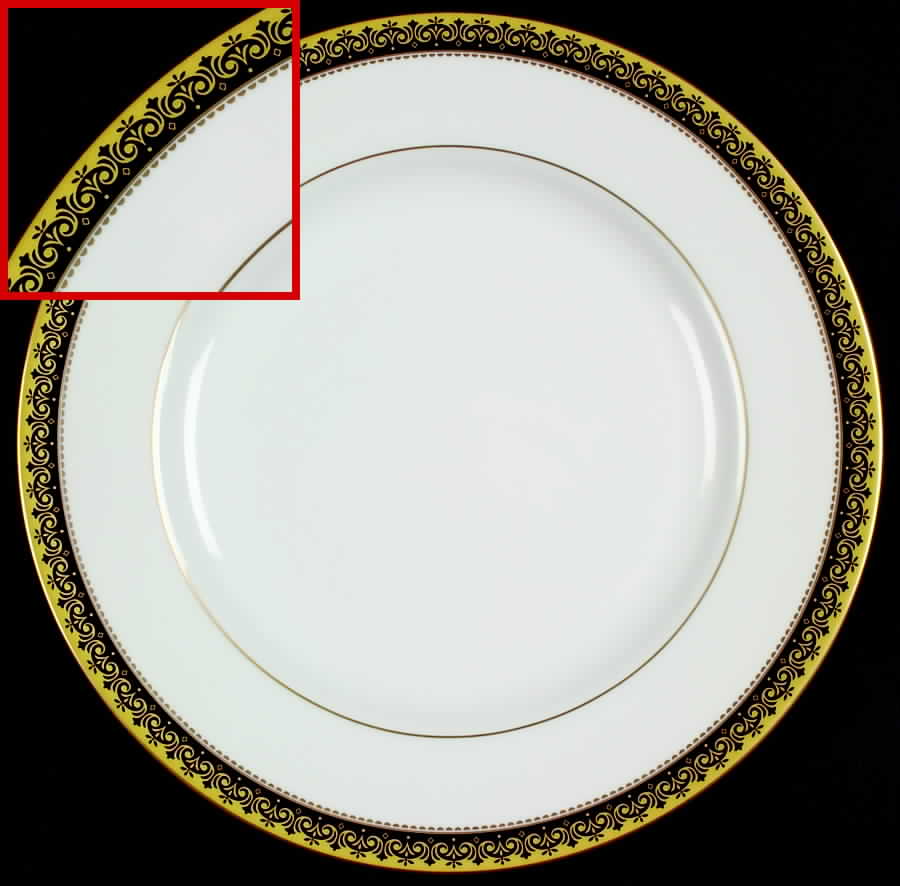 Monarchy Gold Salad Plate by Mikasa-1