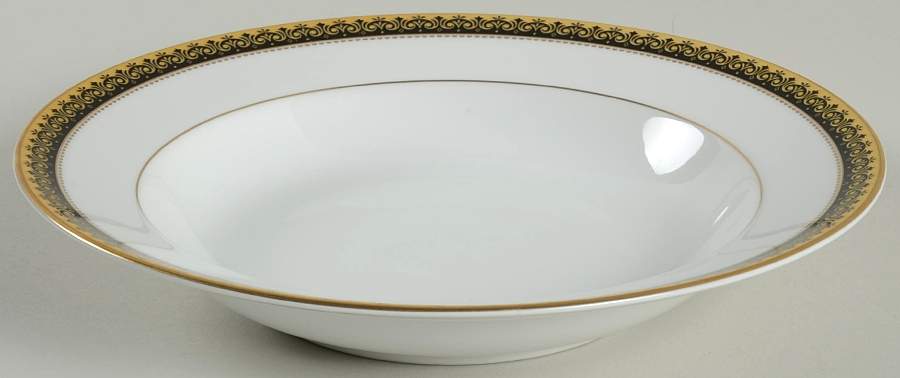 Monarchy Gold Rim Soup Bowl by Mikasa-1