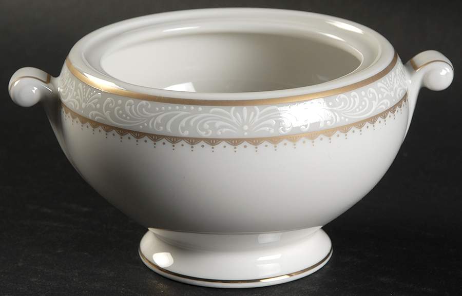 Royalty Gold Sugar Bowl No Lid by Mikasa-1