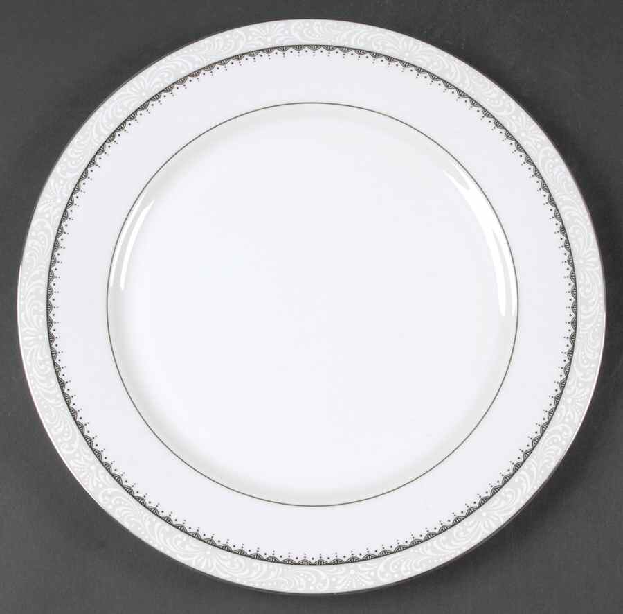 Royalty Platinum Dinner Plate by Mikasa-1