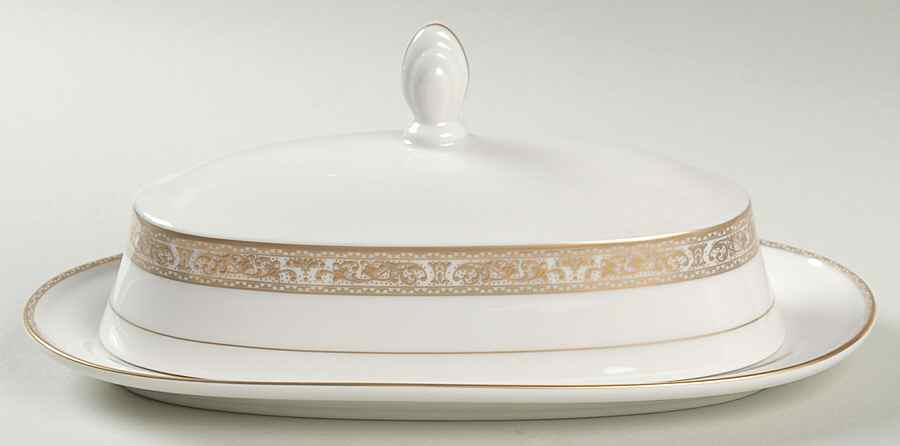 Imperial Court Gold 1/4 Lb Covered Butter by Mikasa-1