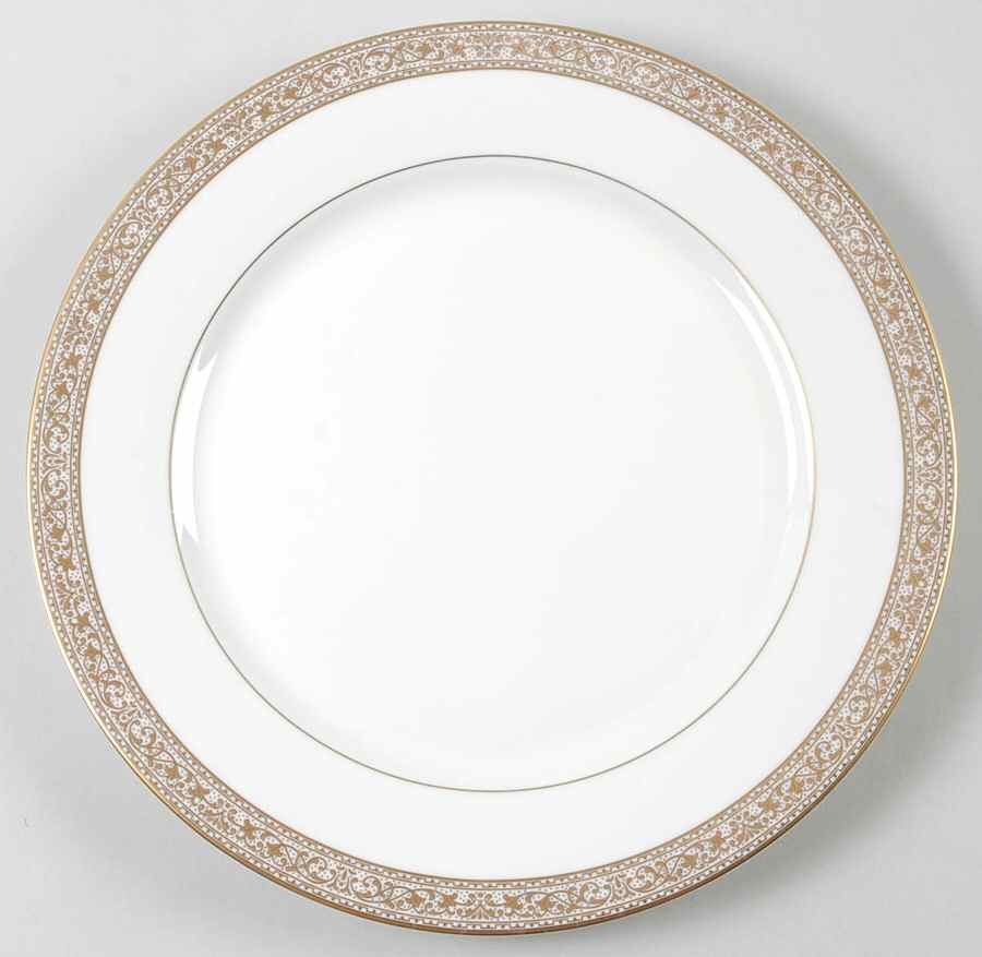 Imperial Court Gold Dinner Plate by Mikasa-1