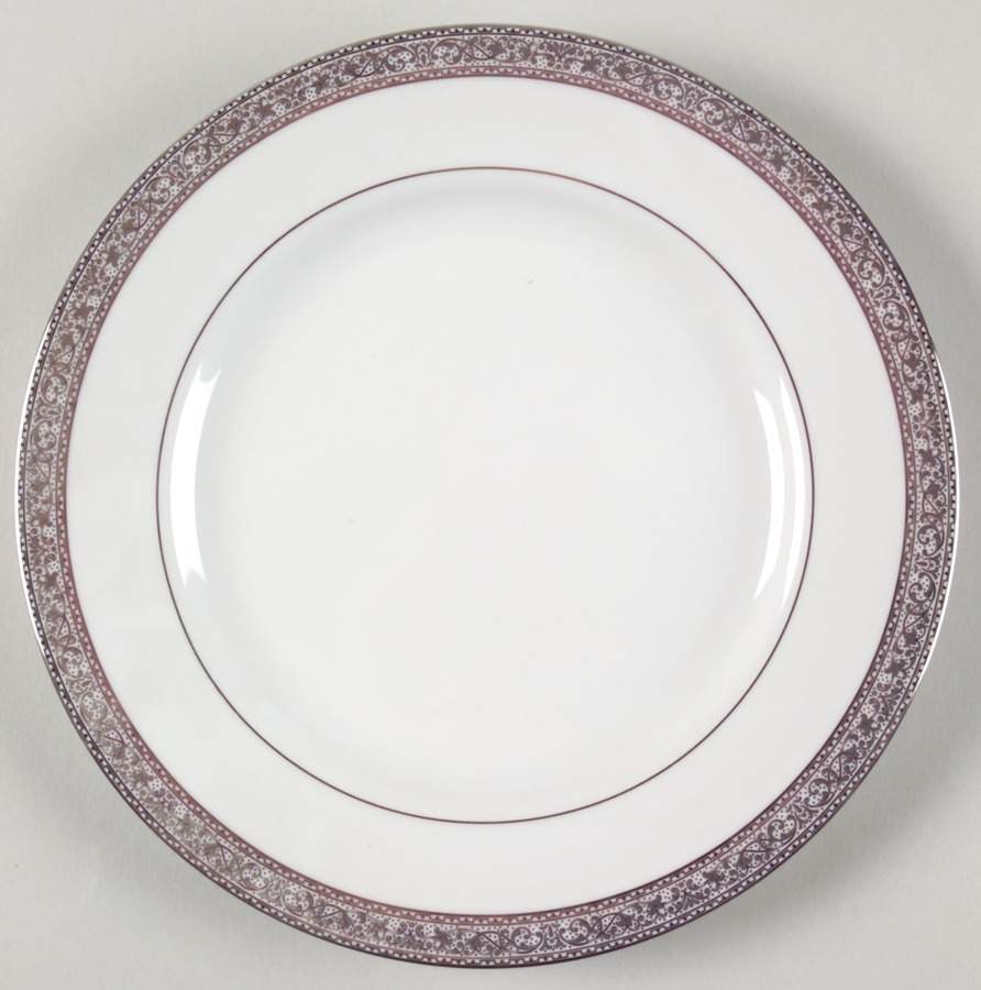 Imperial Court Platinum Salad Plate by Mikasa-1